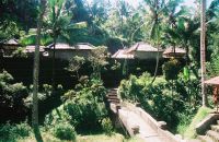 Pavilions at the Gunung Kawi complex