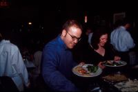 Eric and Kim at the buffet